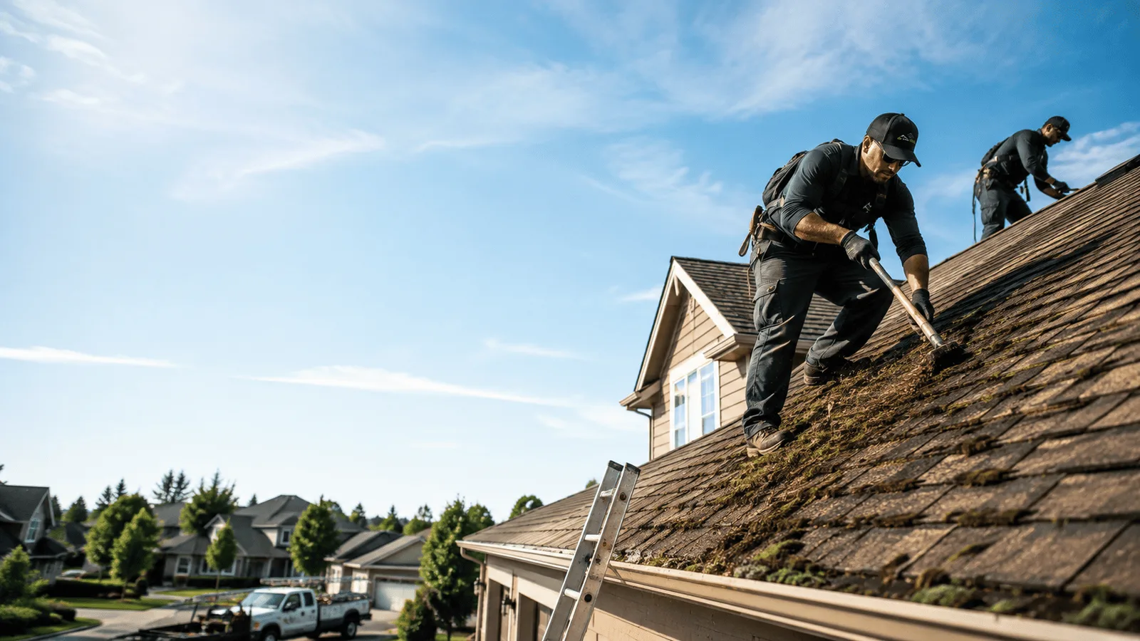 Roof Moss Removal in Grimes, IA near me